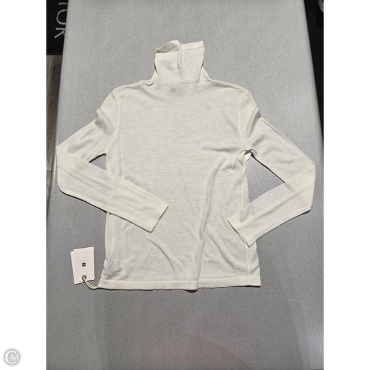 Top Long Sleeve By Cmc In White, Size: S