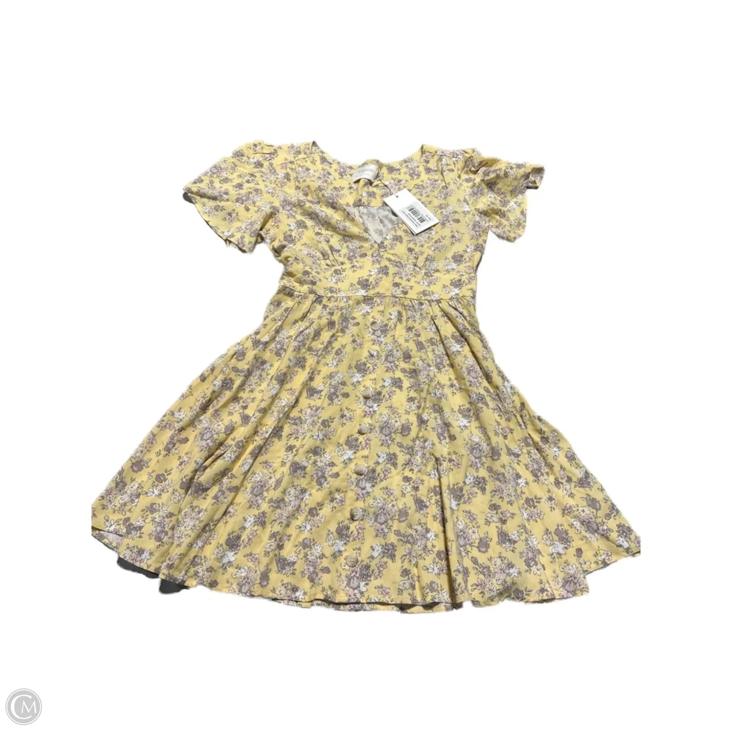 Dress Casual Short By Cmc In Yellow, Size: S