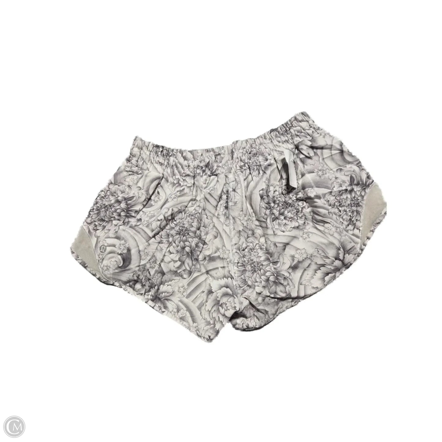 Athletic Shorts By Lululemon In Grey, Size: 6