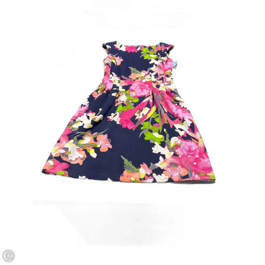 Dress Casual Midi By Vince Camuto In Floral Print, Size: L