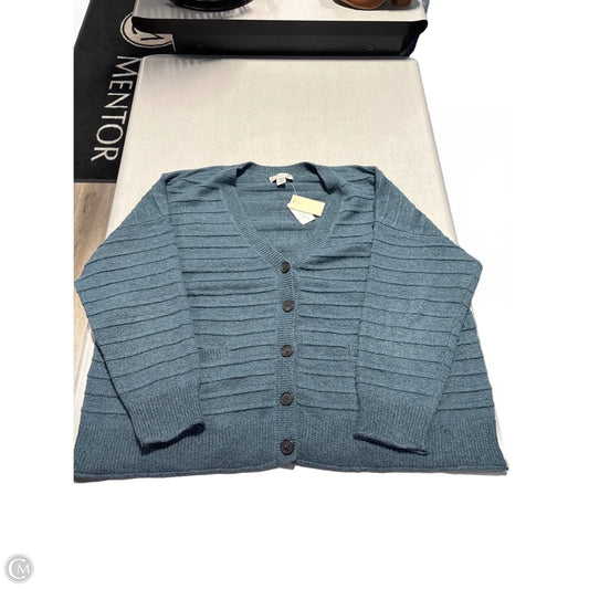Cardigan By Cj Banks In Blue, Size: 3x