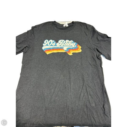 Top Short Sleeve By Bella + Canvas In Black, Size: Xl