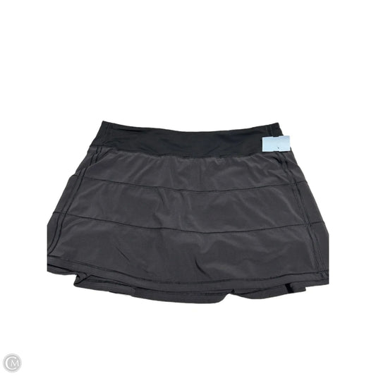 Athletic Skirt By Lululemon In Black, Size: 10