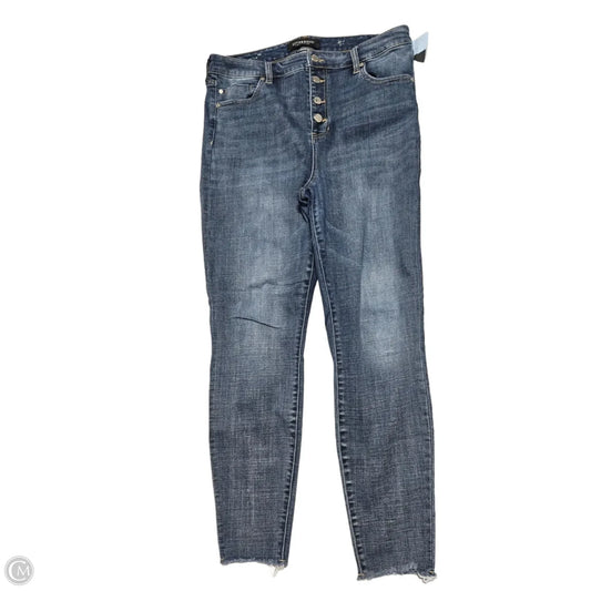 Jeans Straight By Liverpool In Blue Denim, Size: 14