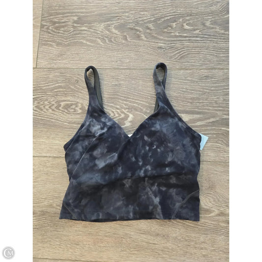 Athletic Tank Top By Lululemon In Grey, Size: M