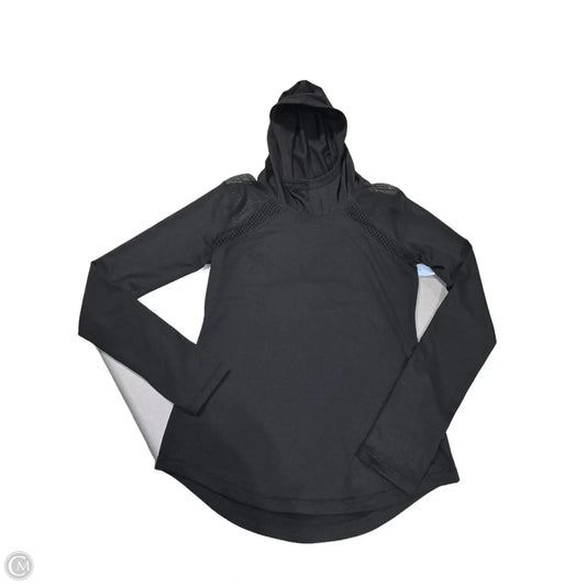 Athletic Top Long Sleeve Collar By Zella In Black, Size: Xs