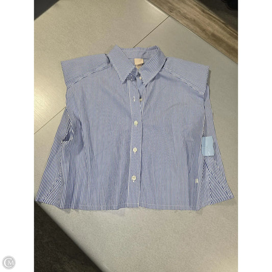 Top Sleeveless By H&m In Striped Pattern, Size: S