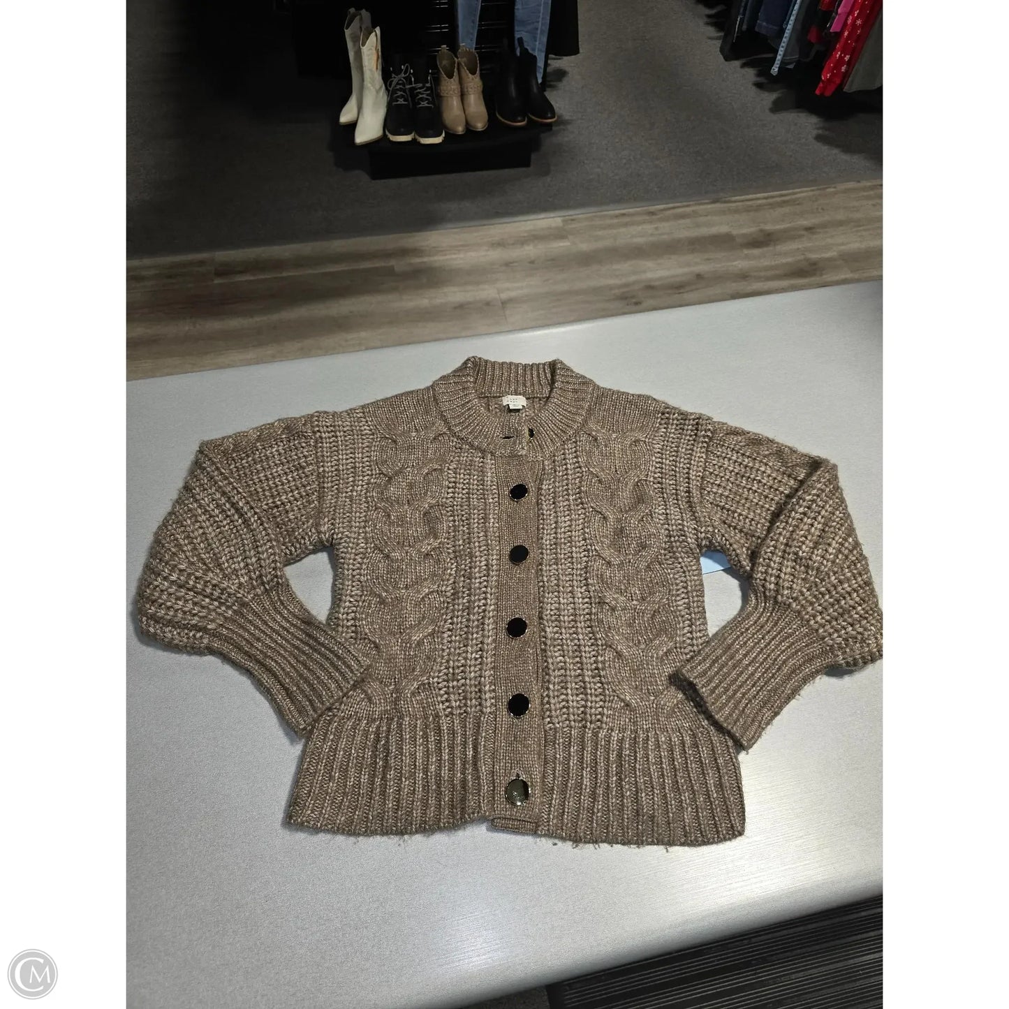 Cardigan By A New Day In Brown, Size: Xs