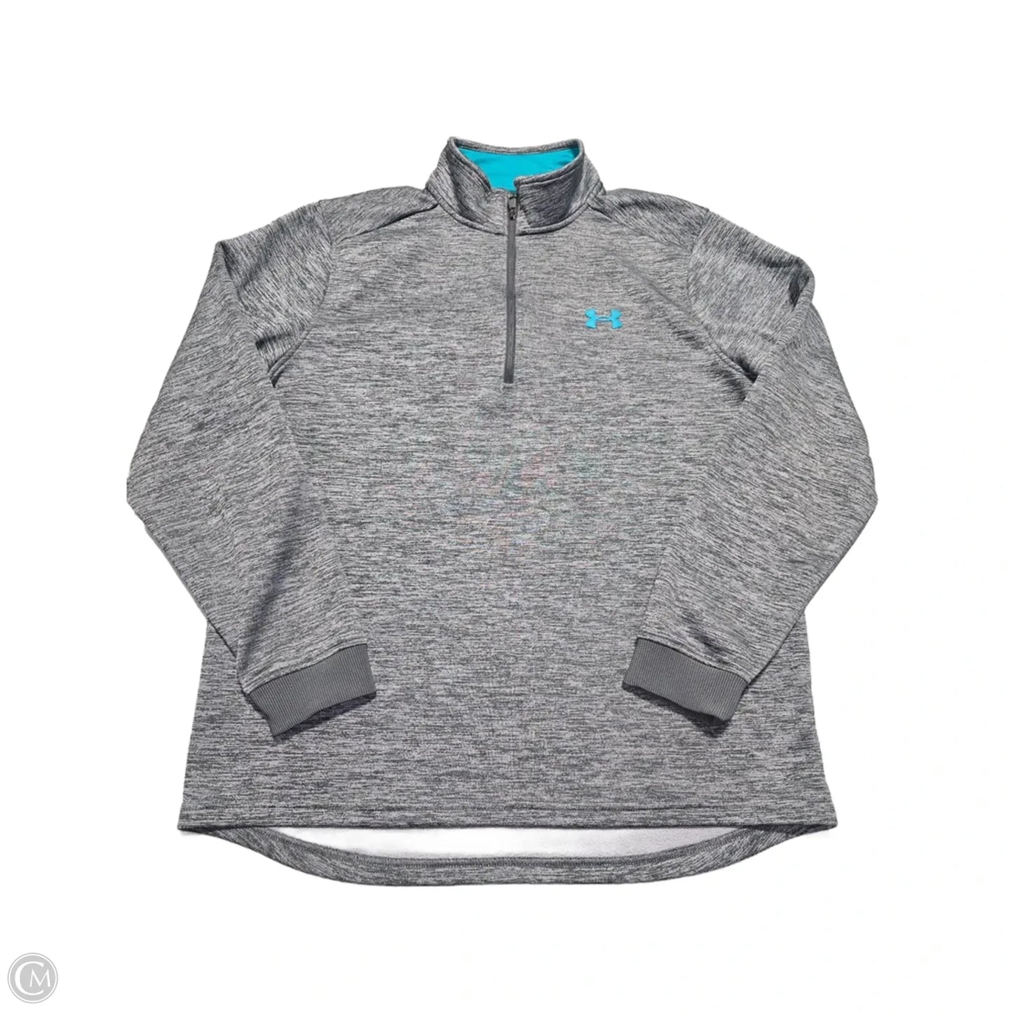 Sweatshirt Collar By Under Armour In Grey, Size: L