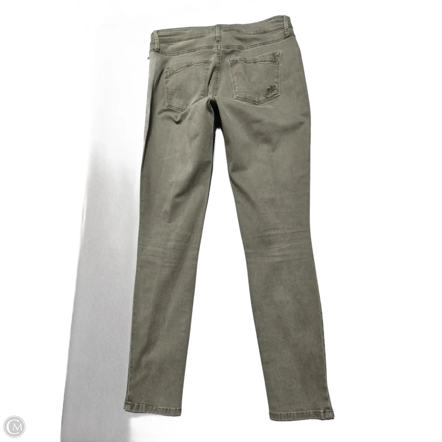 Jeans Skinny By Express In Green, Size: 8