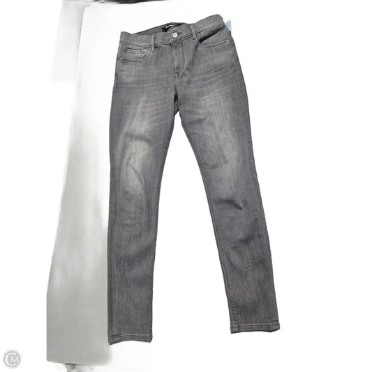 Jeans Skinny By Express In Grey Denim, Size: 8