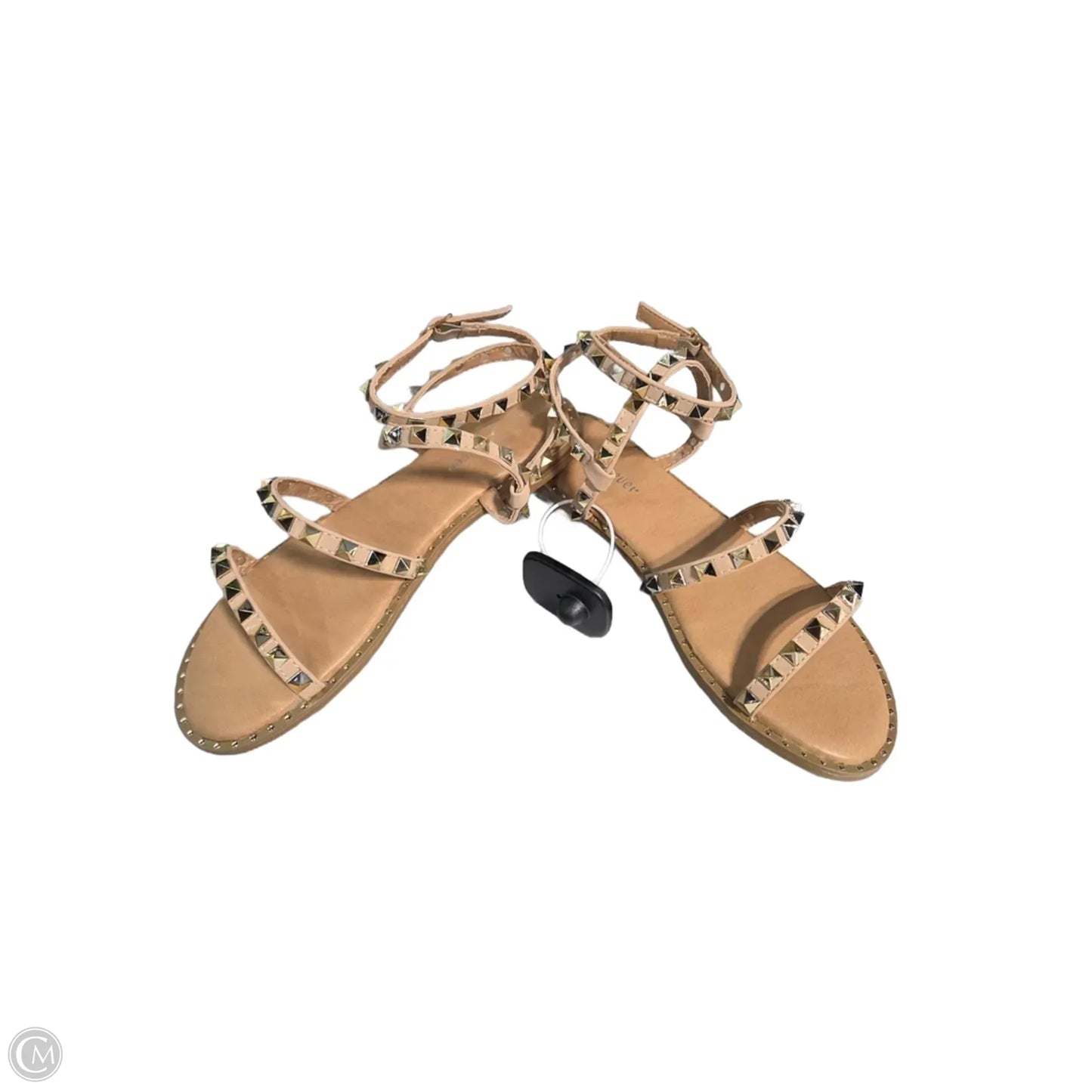 Sandals Flats By Forever In Gold, Size: 7