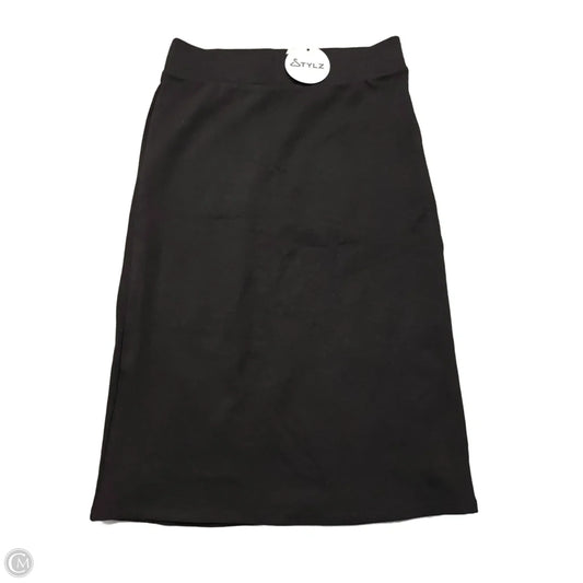 Skirt Midi By Zenana Outfitters In Black, Size: M