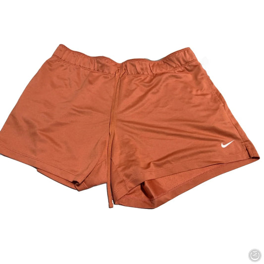 Athletic Shorts By Nike In Orange, Size: L