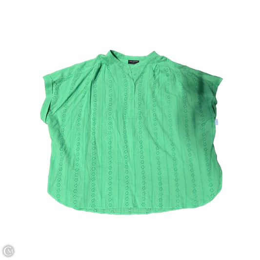 Top Short Sleeve By Lane Bryant In Green, Size: 3x