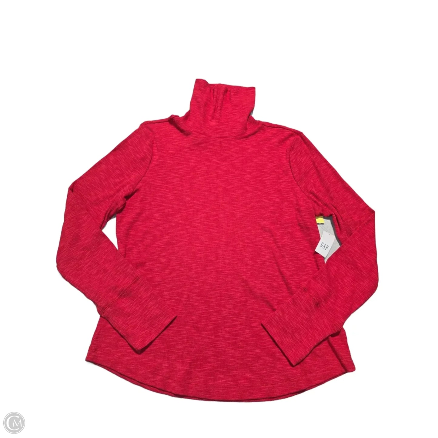 Top Long Sleeve By Gap In Red, Size: L