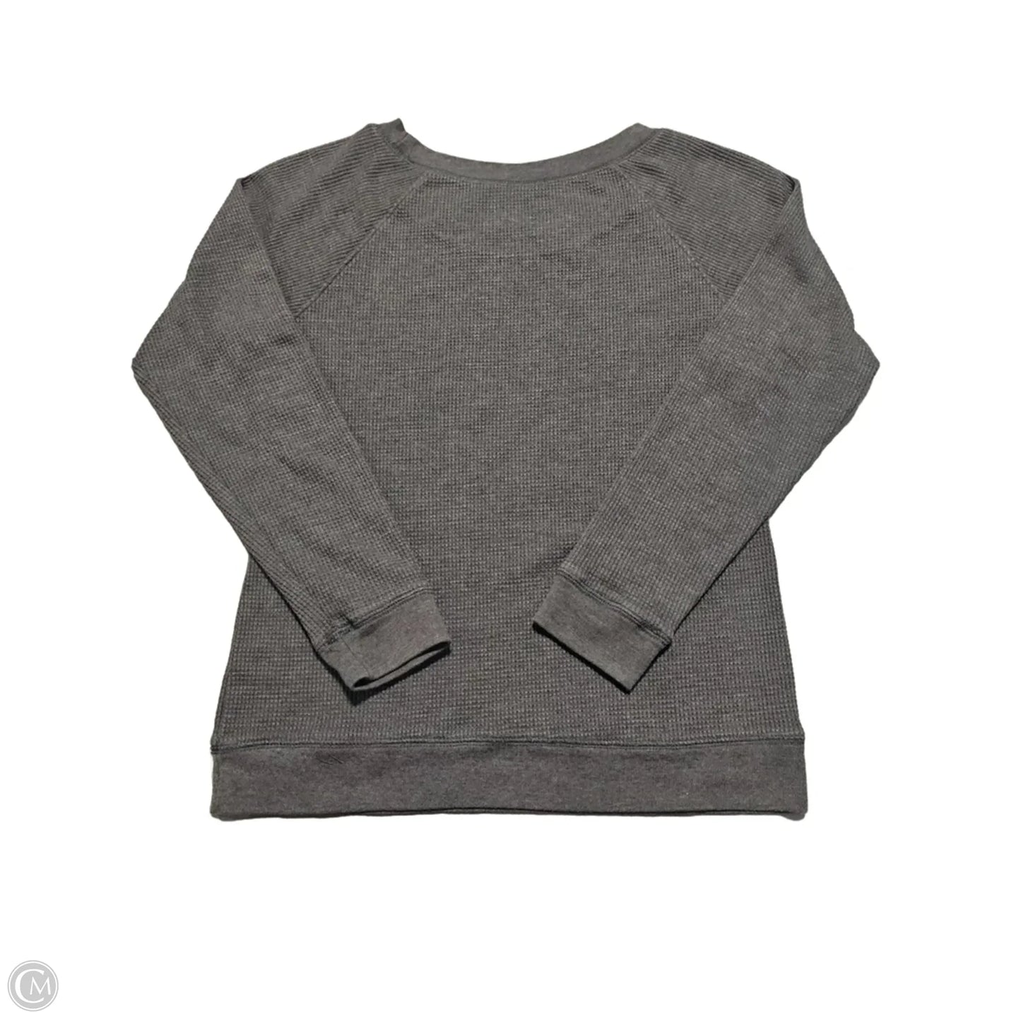Top Long Sleeve By Cme In Grey, Size: S