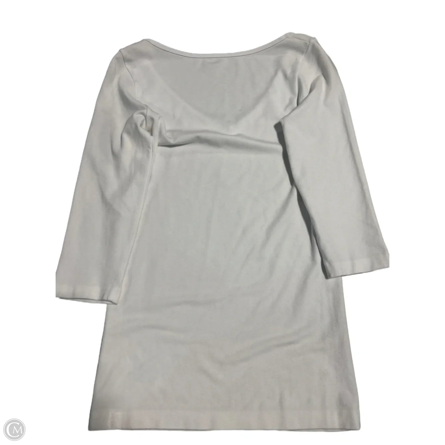 Top Long Sleeve By Cmc In White, Size: M