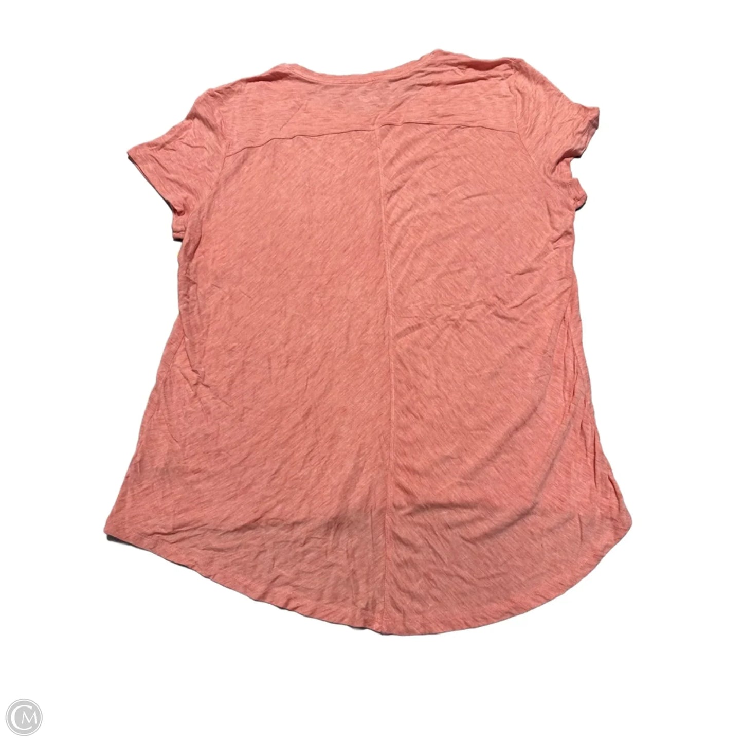 Athletic Top Short Sleeve By Avia In Coral, Size: L