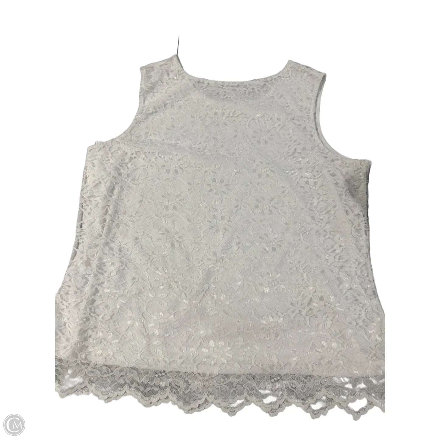 Tank Top By Cmc In White, Size: L