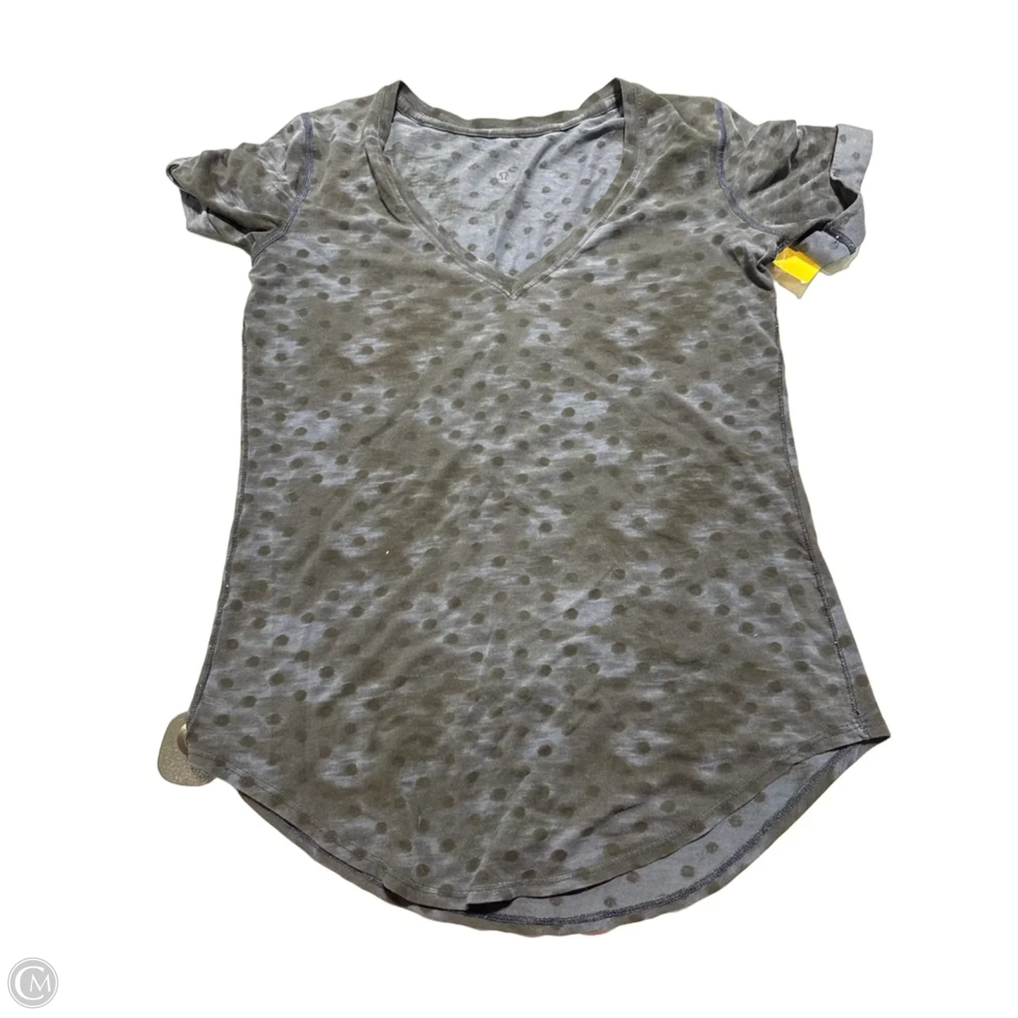Top Short Sleeve By Lululemon In Blue, Size: S