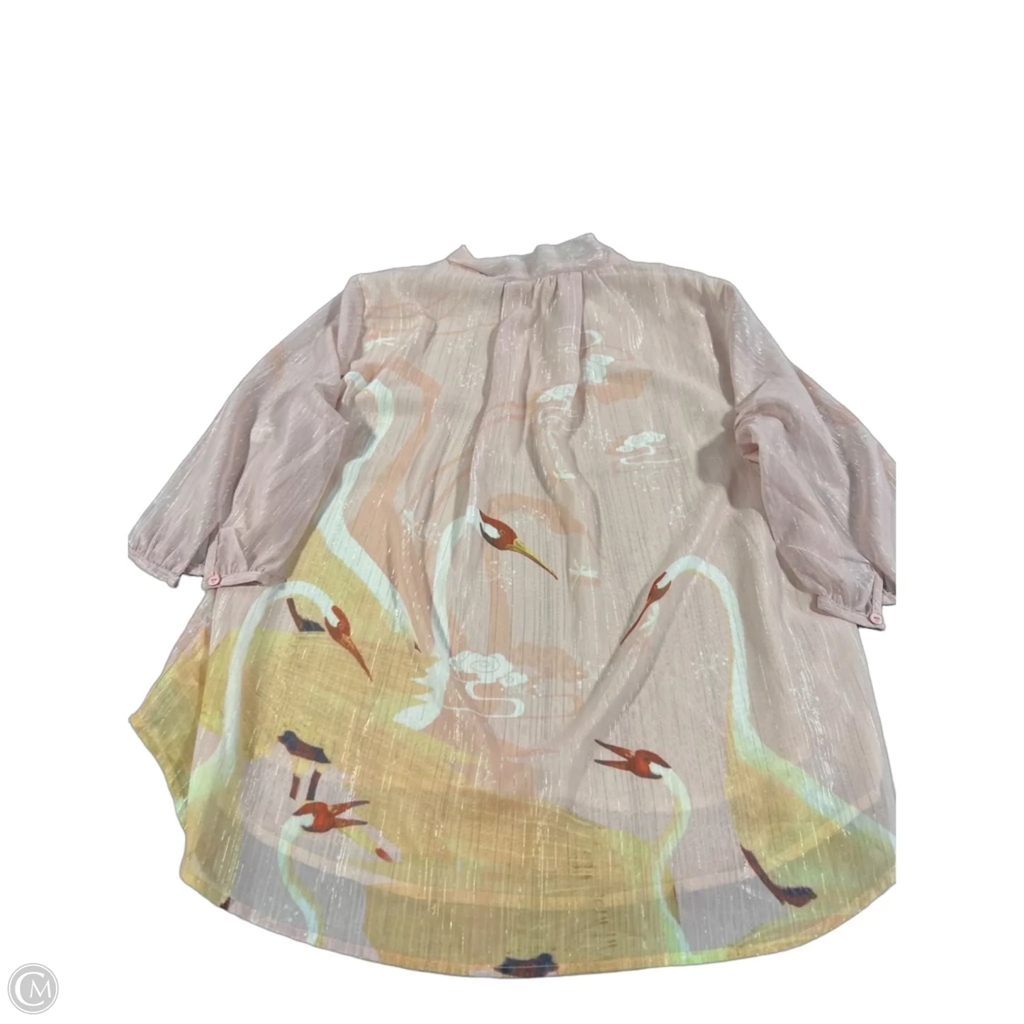 Top Long Sleeve By Lily In Pink, Size: S