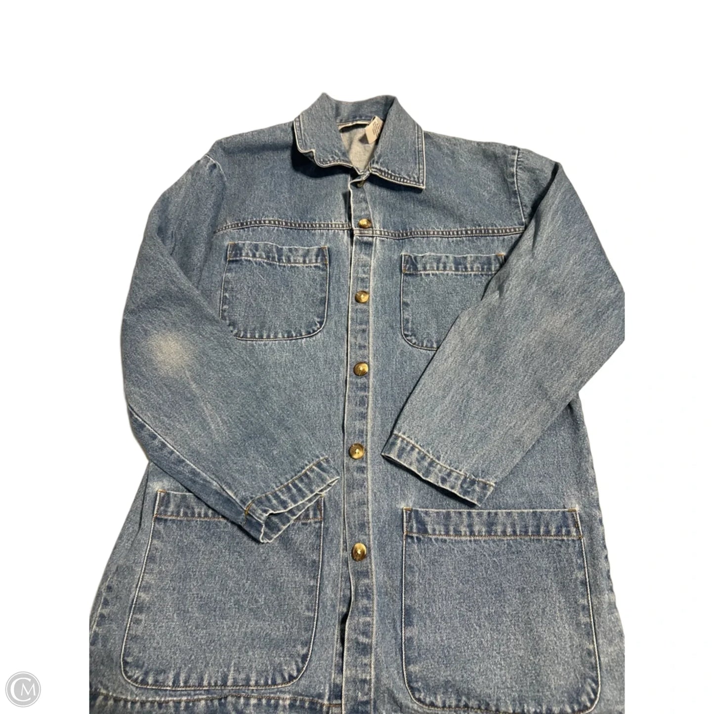 Jacket Denim By Cabin Creek In Blue Denim, Size: S