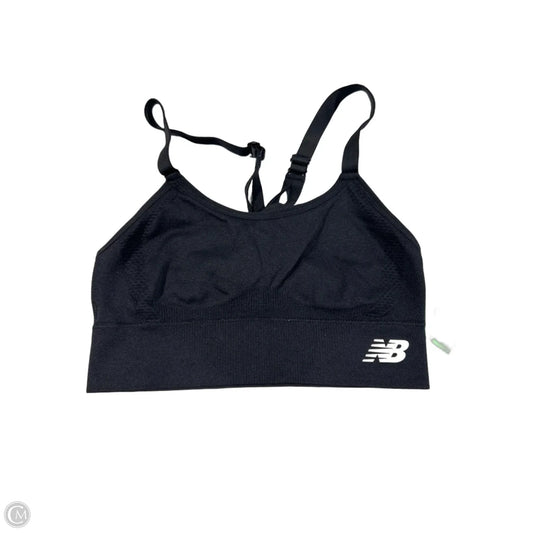 Athletic Bra By New Balance In Black, Size: S