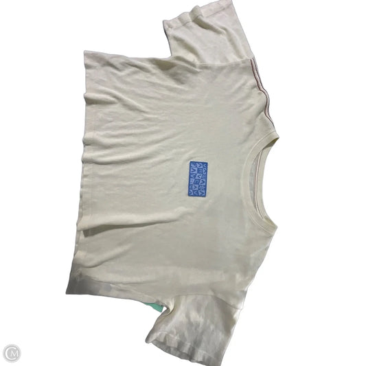 Top Short Sleeve By Cmc In Yellow, Size: S