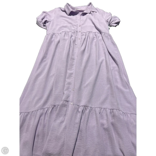 Dress Casual Maxi By Chicsoul In Purple, Size: 1x
