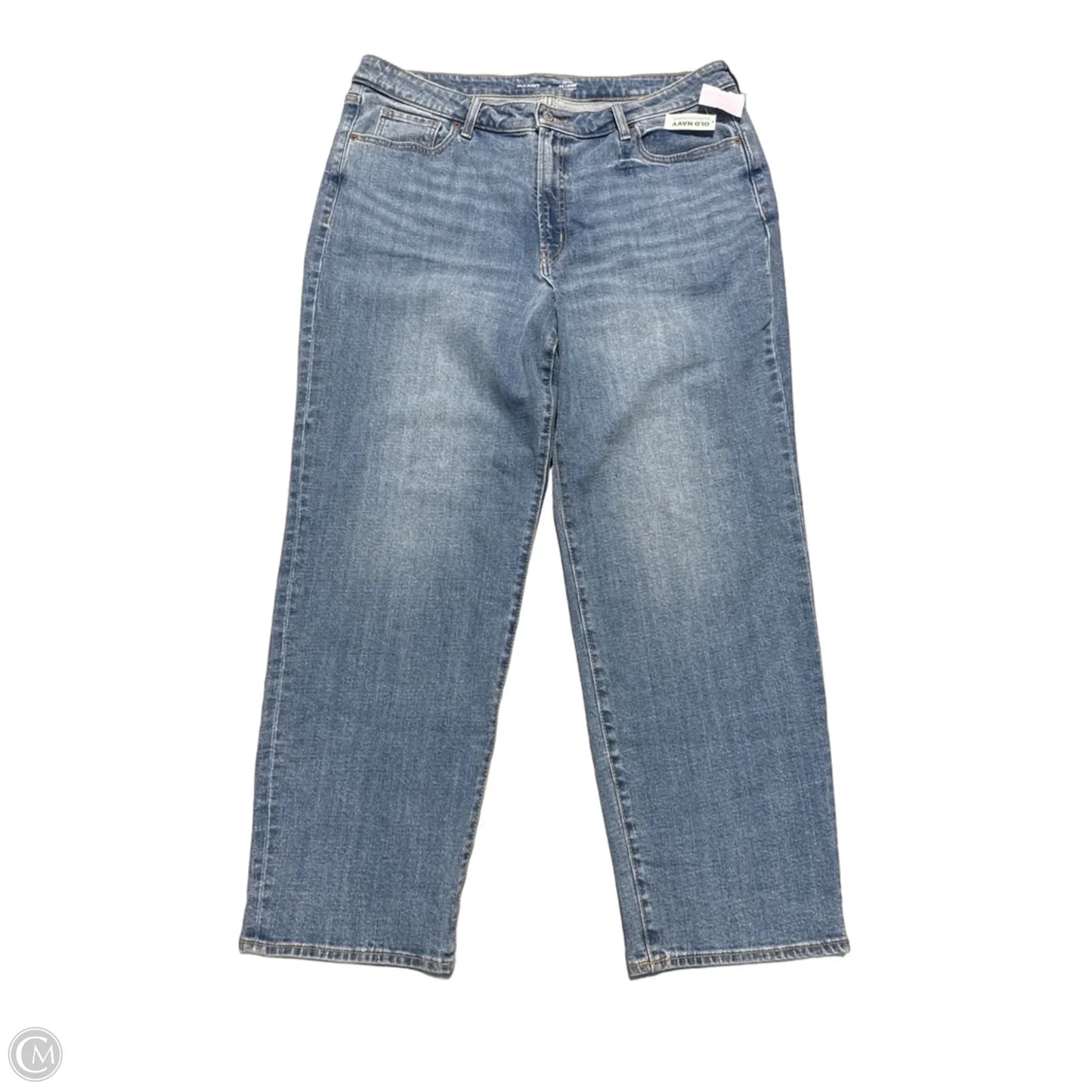 Jeans Straight By Old Navy In Blue Denim, Size: 18