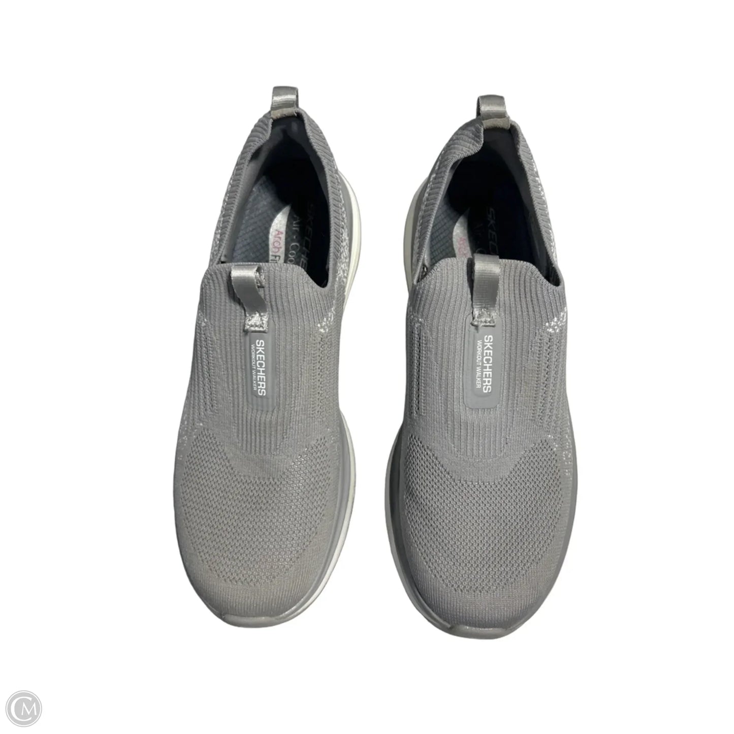 Shoes Athletic By Skechers In Grey, Size: 9