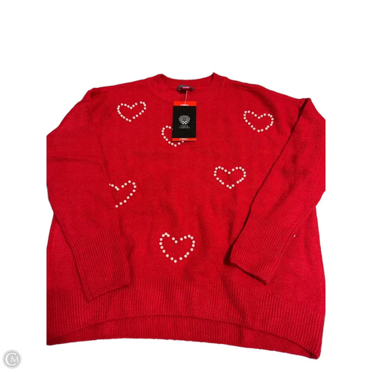 Sweater By Vince Camuto In Red, Size: Xs