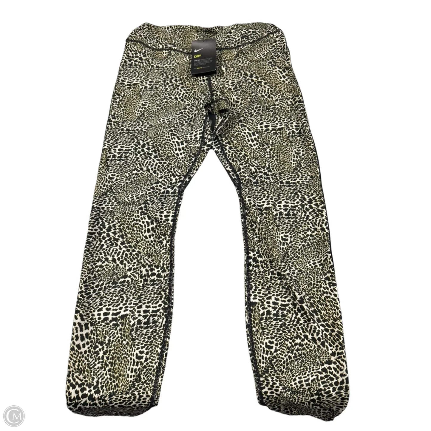 Athletic Leggings By Nike In Animal Print, Size: M