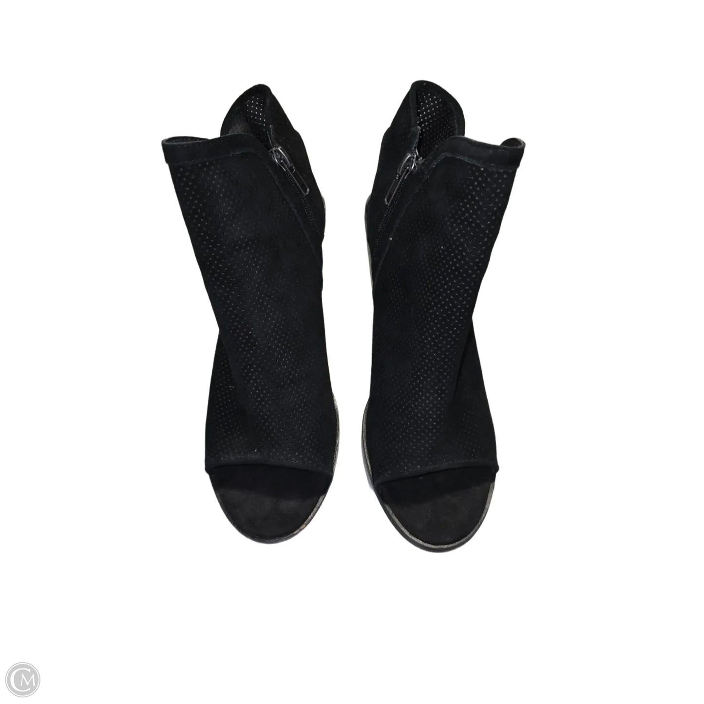 Shoes Heels Wedge By Steve Madden In Black, Size: 8