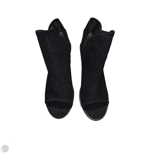 Shoes Heels Wedge By Steve Madden In Black, Size: 8