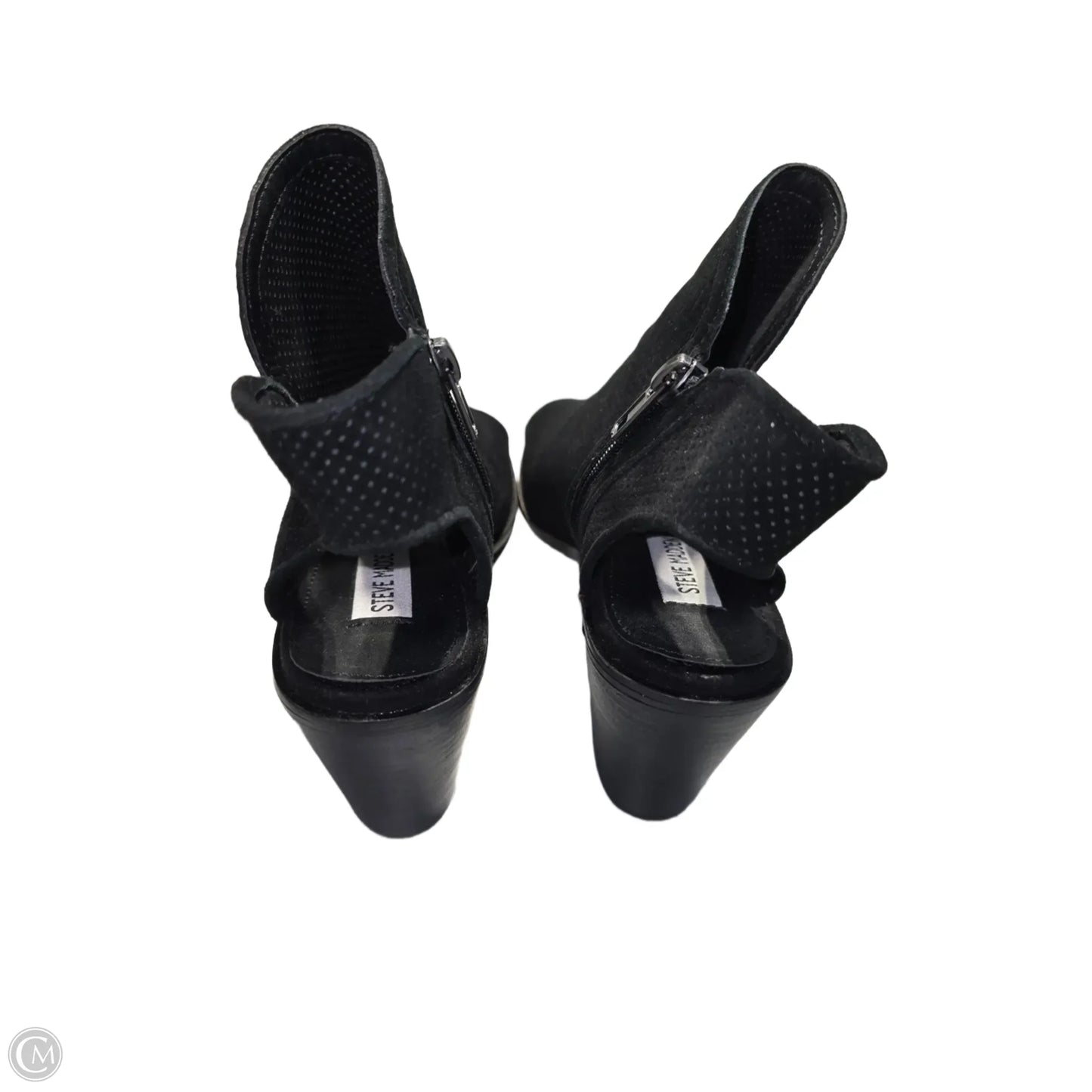 Shoes Heels Wedge By Steve Madden In Black, Size: 8