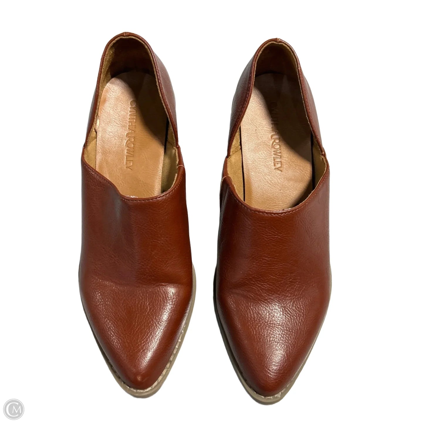 Boots Leather By Cynthia Rowley In Brown, Size: 9