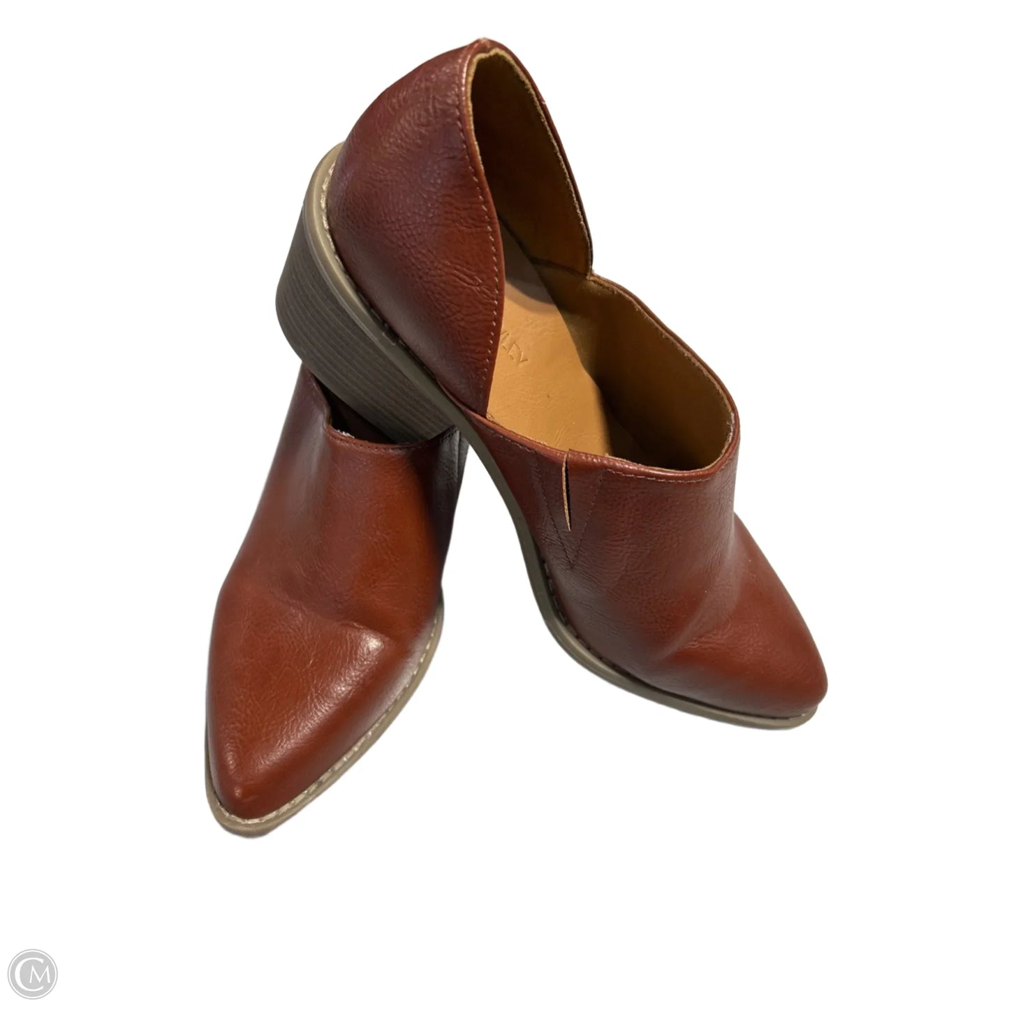 Boots Leather By Cynthia Rowley In Brown, Size: 9