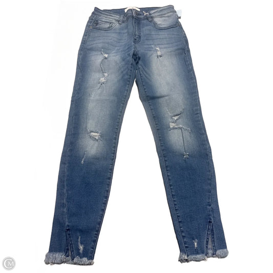 Jeans Skinny By Kancan In Blue Denim, Size: 10