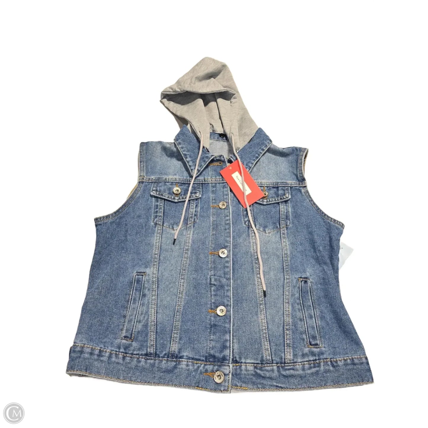 Vest Other By Cme In Blue Denim, Size: M