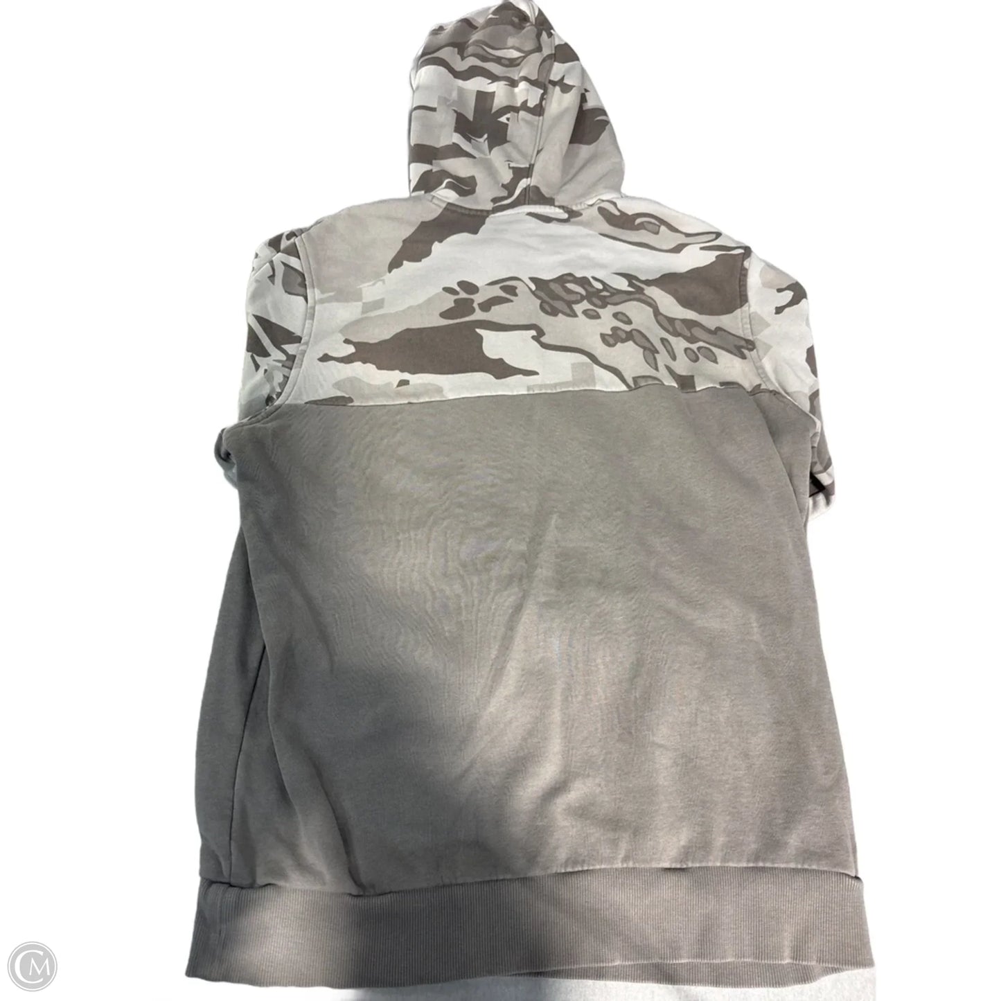 Sweatshirt Hoodie By Under Armour In Camouflage Print, Size: M