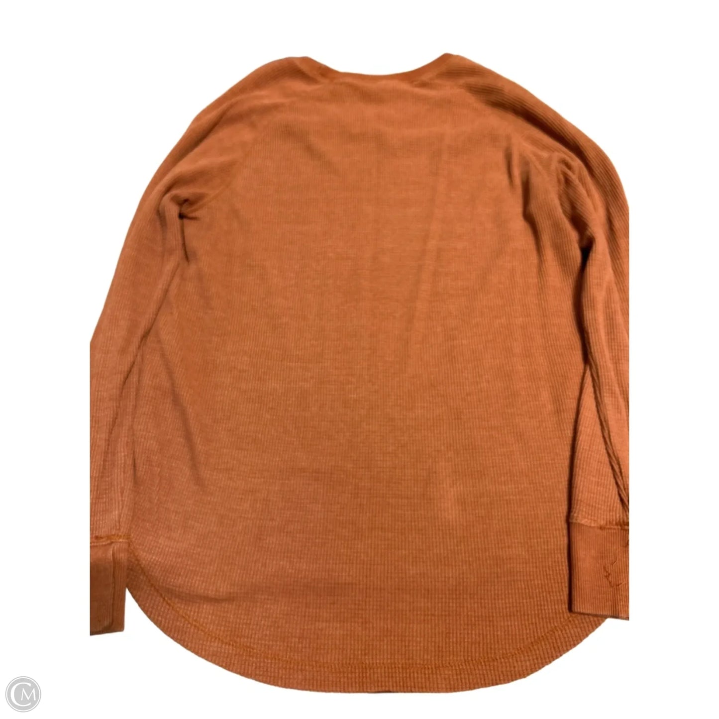 Top Long Sleeve By Eddie Bauer In Copper, Size: L