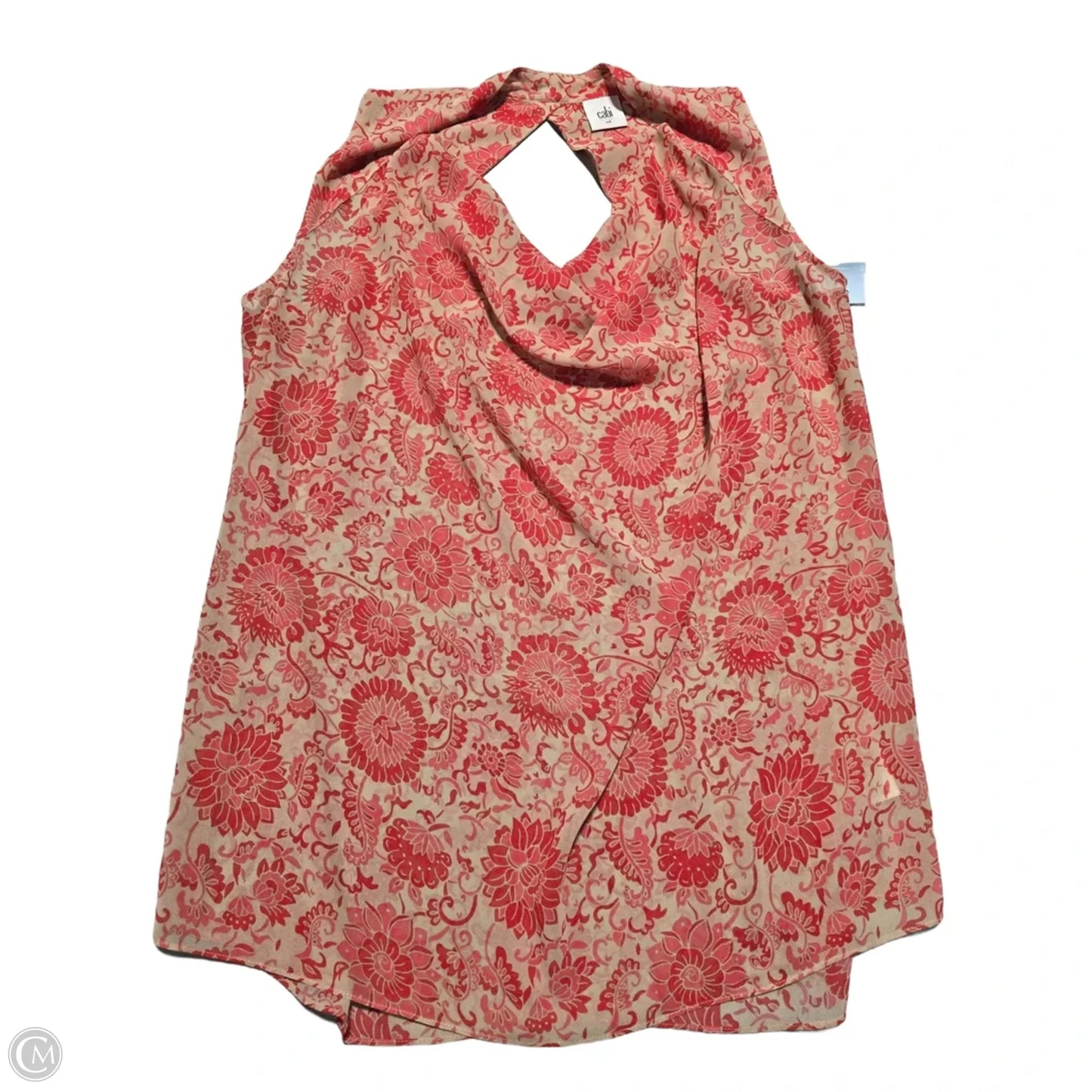Tank Top By Cabi In Floral Print, Size: M