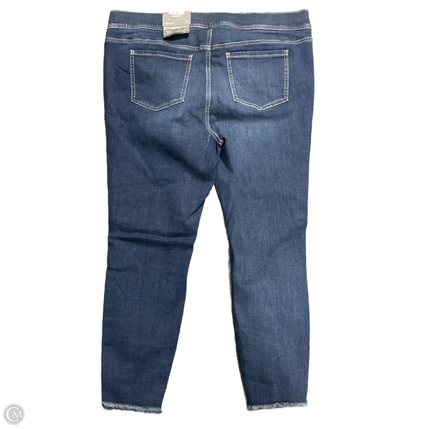 Jeans Cropped By Torrid In Blue Denim, Size: 2x