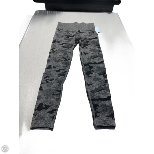 Athletic Leggings By Gym Shark In Black & Grey, Size: Xs