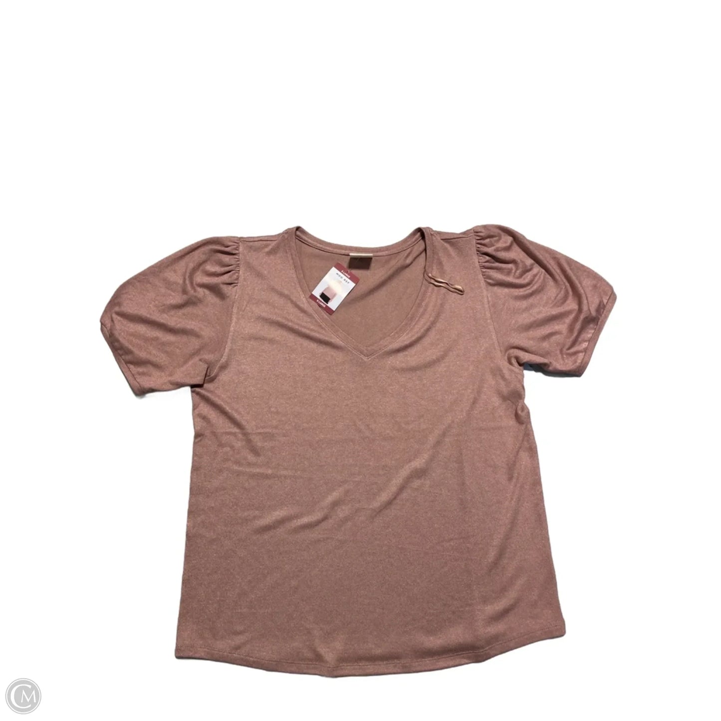 Top Short Sleeve By Mod Ref In Pink, Size: Xl