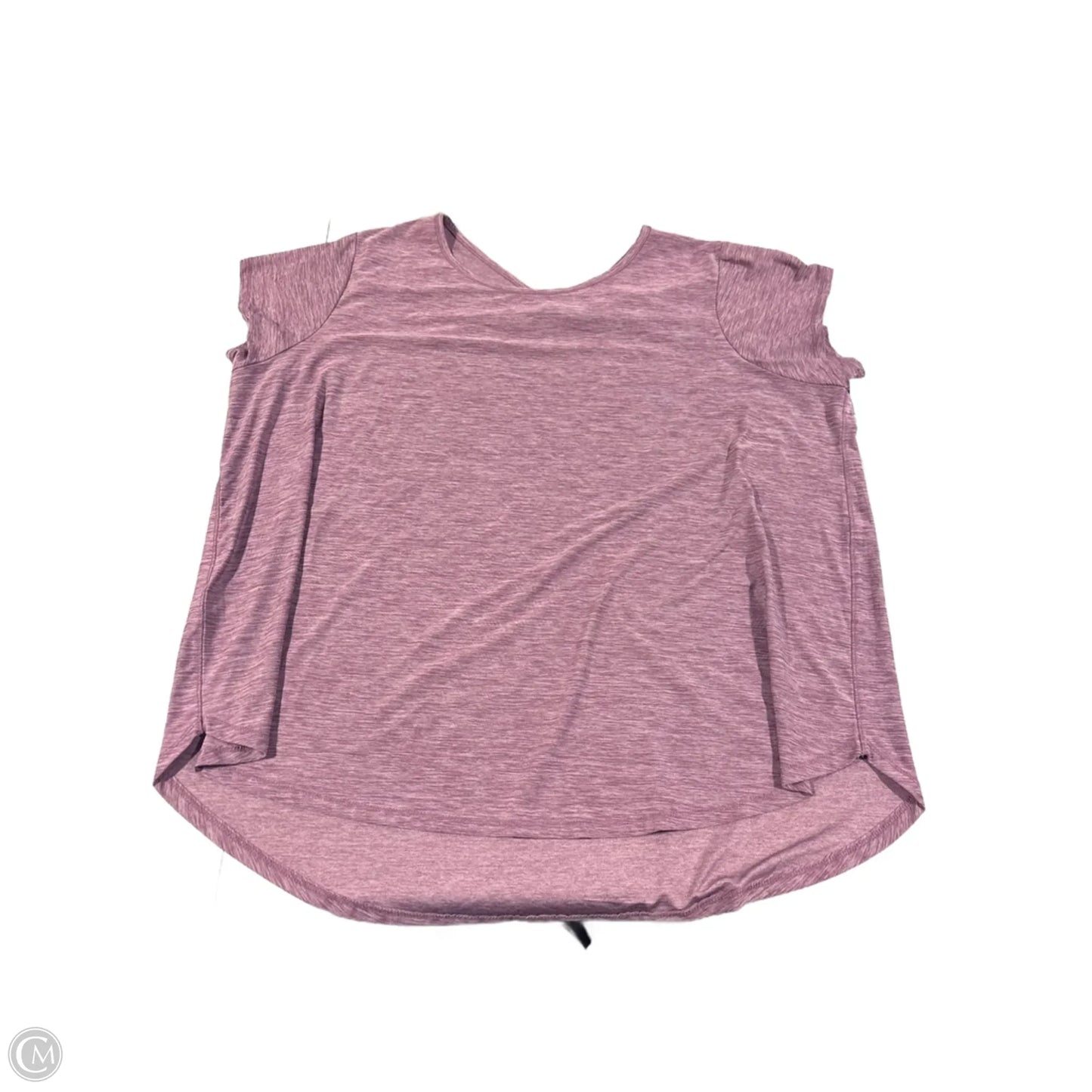 Athletic Top Short Sleeve By Eddie Bauer In Purple, Size: Xxl