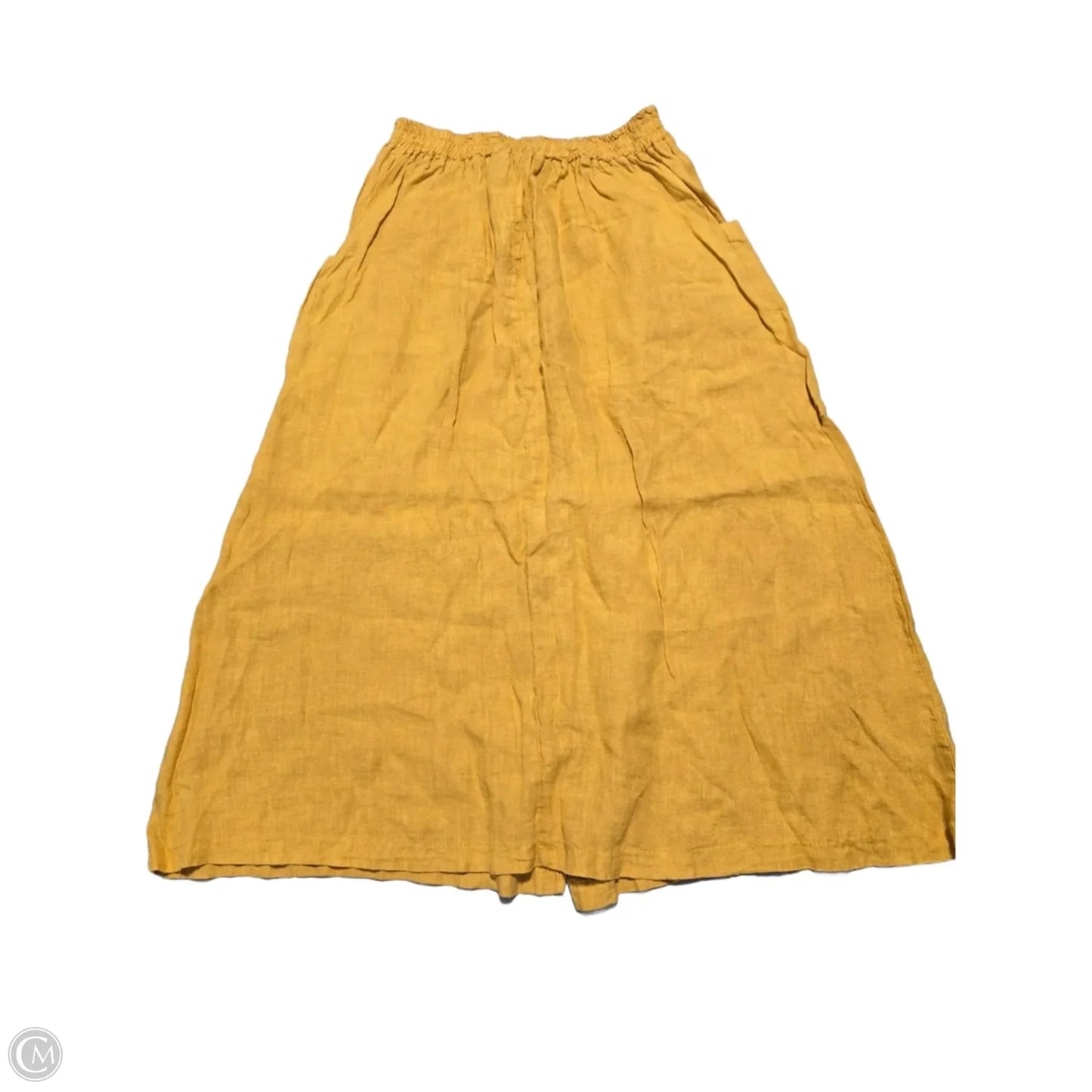 Skirt Maxi By Cme In Yellow, Size: M