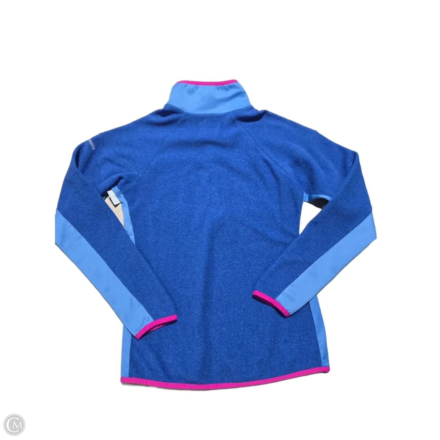 Athletic Jacket By Columbia In Blue & Pink, Size: M